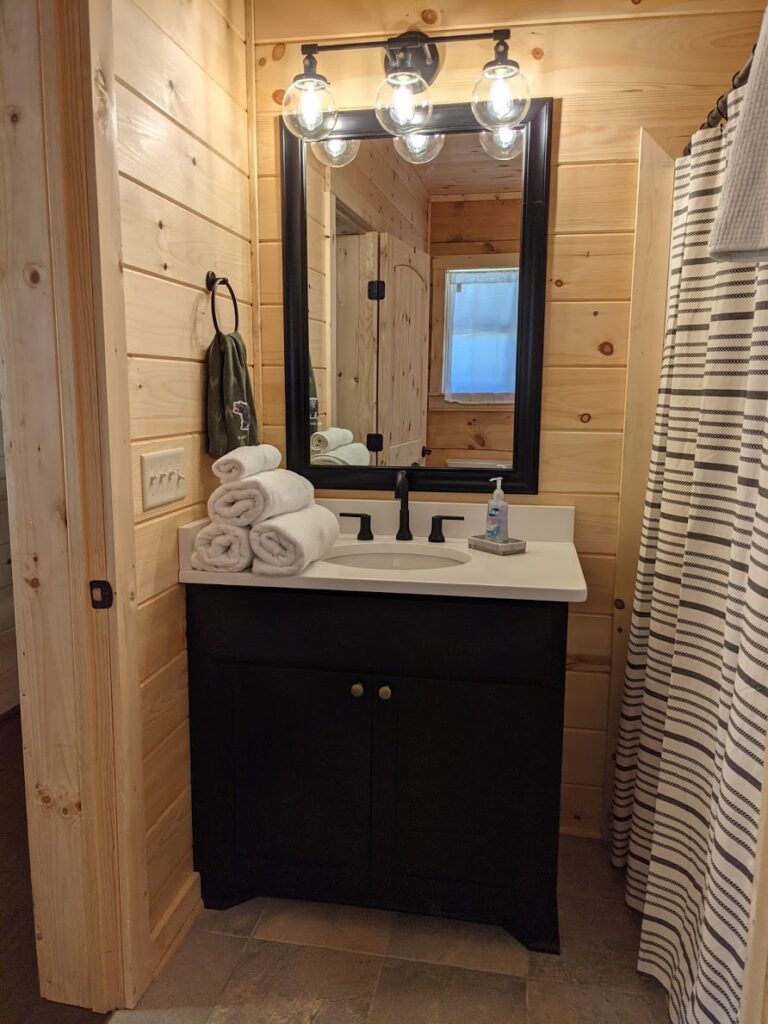 first floor bathroom finished