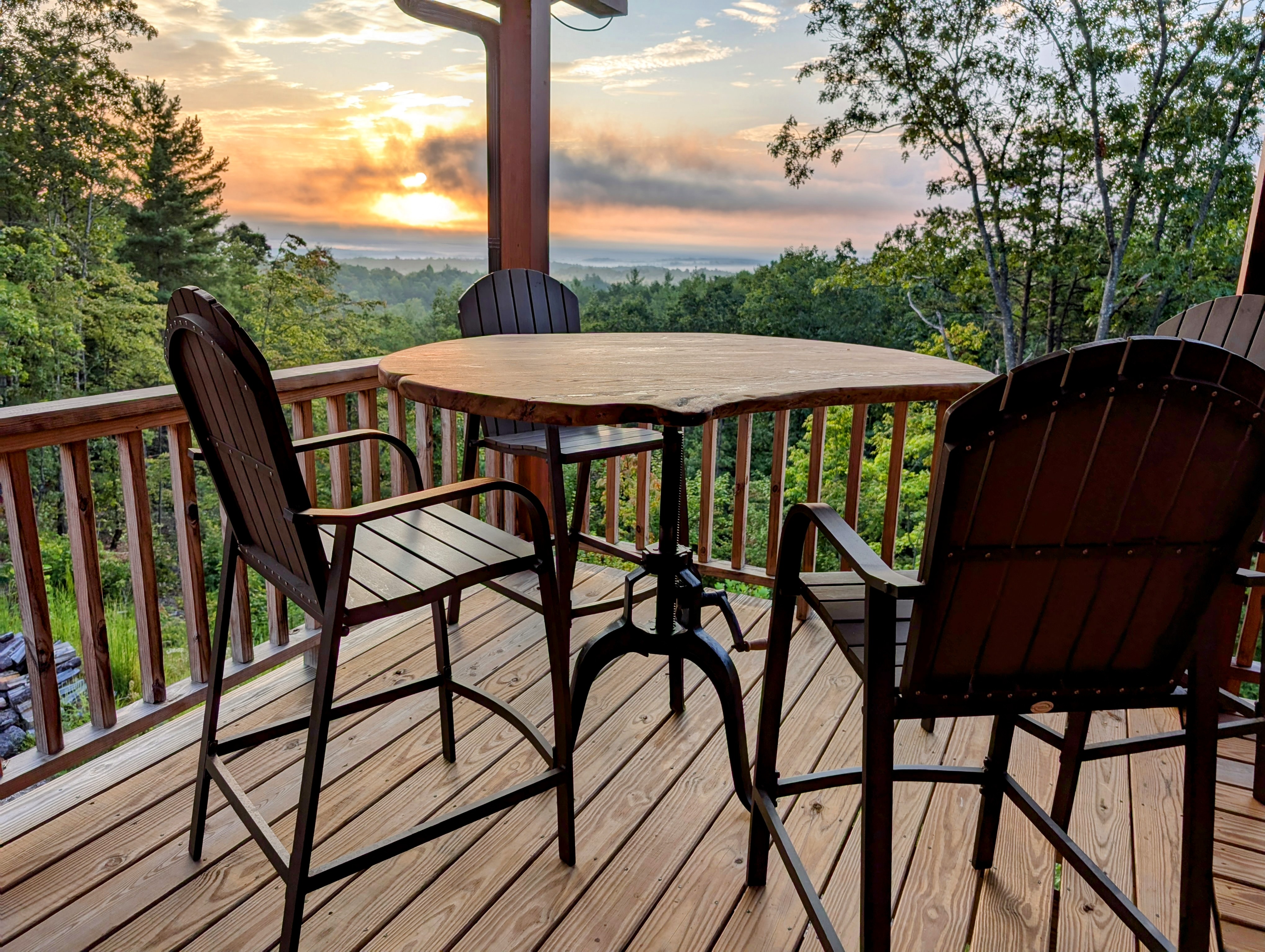 deck sunrise